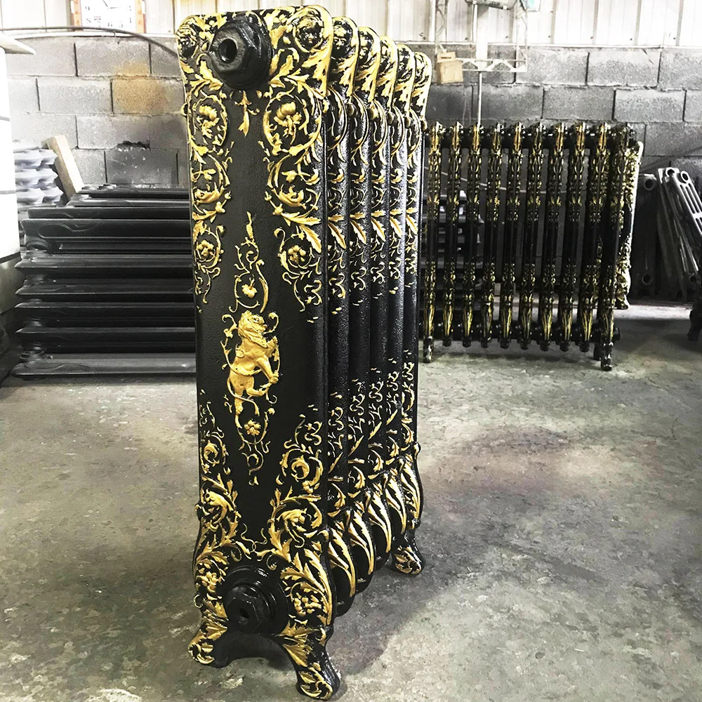 home decoration victorian&art cast iron hot water heating radiators BGL-800 with baby face one section