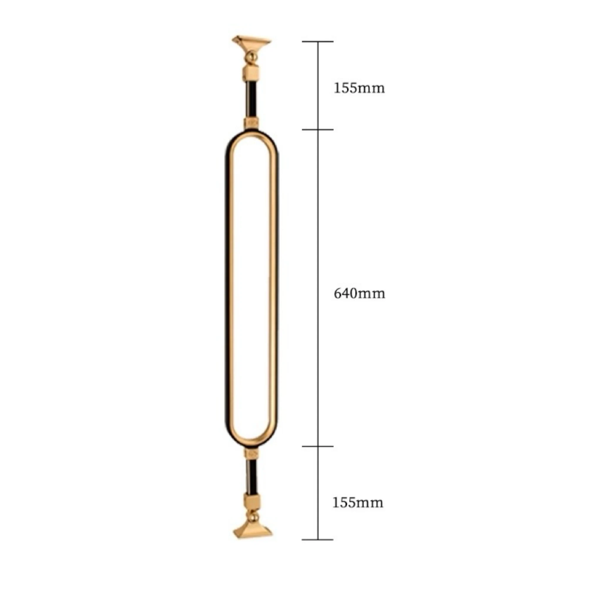 High Quality Balcony Handrail Balcony Guardrail Porch Aluminum Magnesium Alloy Interior Stair Decoration