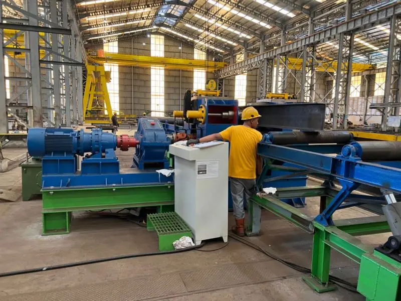 Automatic Steel Structure and H Beam Hydraulic Flattening Machine
