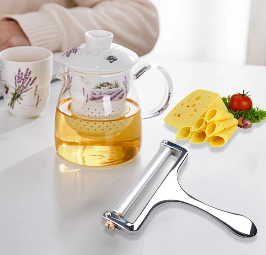 Adjustable Thickness Cheese Slicer - Replacement Stainless Steel Cutting Wire Included, Cheese Knife,Cheese Slicer