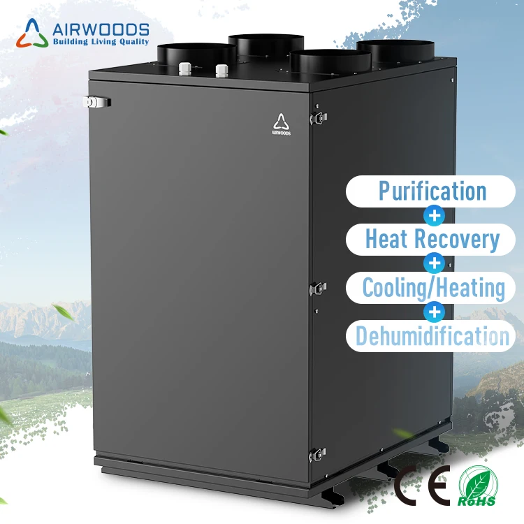 350 cubic meters per hour epr 2018 standard hperv with EC fans 10 voltage control