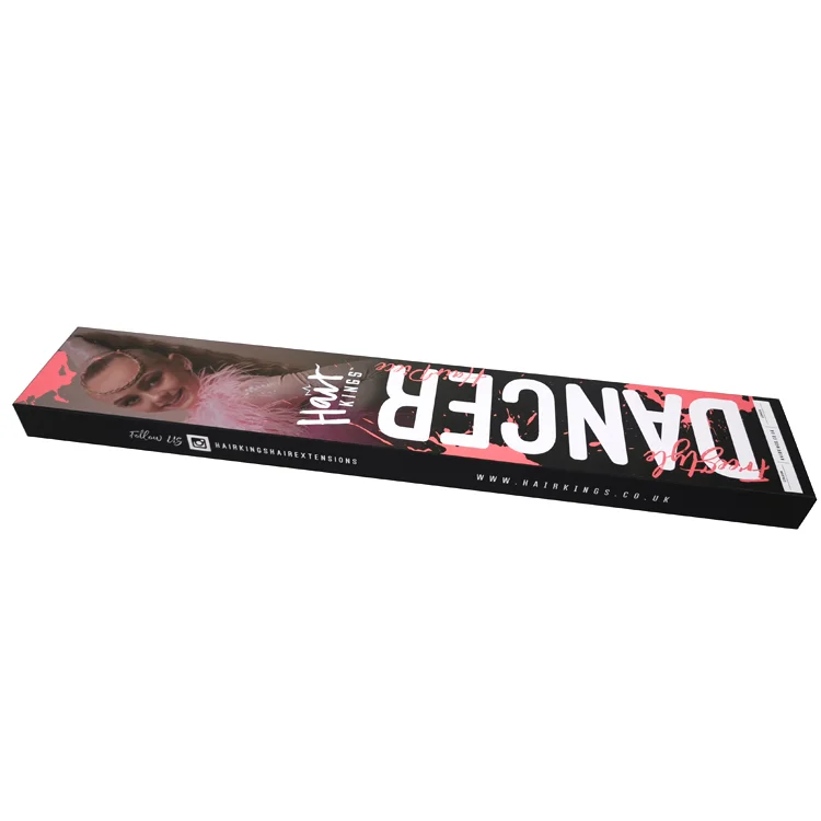 Wig Install Kit Empty Paper Box Custom Cardboard Box Hair Extension Wigs Packaging Magnetic Box for Small Business