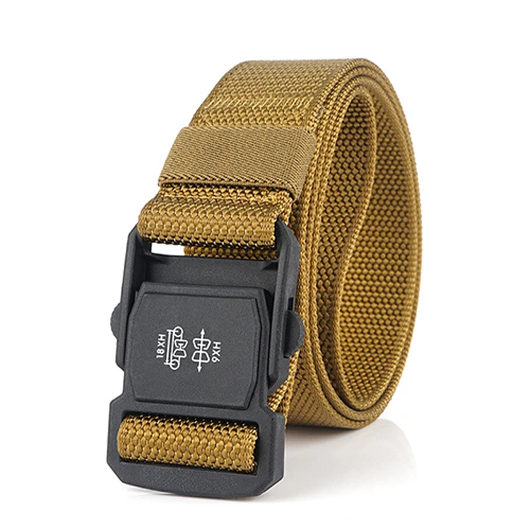 Nylon Combat Belt, Tactical Hiking Hunting  Belt Men