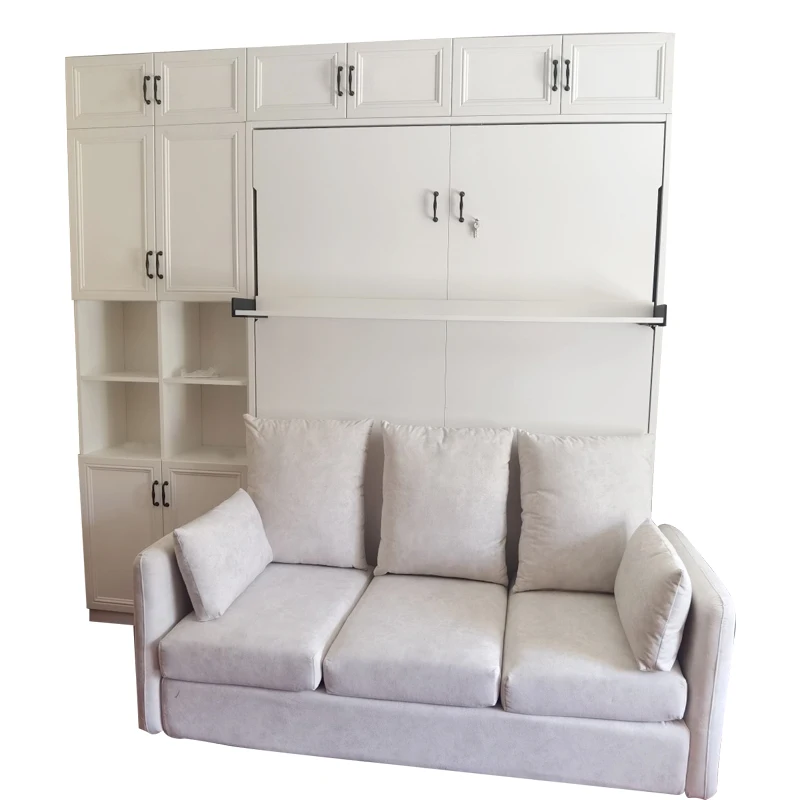 Customized Beds China Factory Vertical Queen Murphy Bed Kit For Living Room Furniture