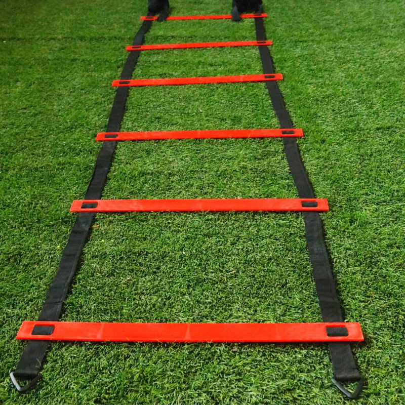 Wholesale Foldable Adjustable Sports Soccer Training Equipment Speed Fitness 6 Metre Agility Ladder For Sale