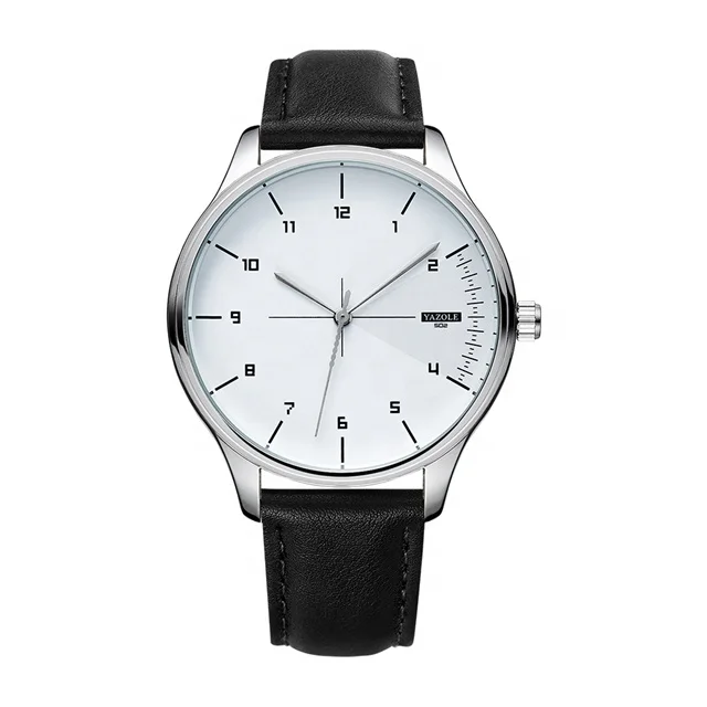 Low MOQ Yazole 502 Мужские кварцевые часы Montre в простом стиле по низкой цене