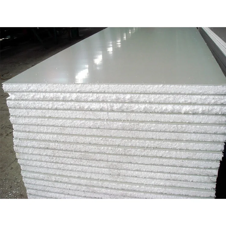EPS polyurethane corrugated foam roof sandwich panel price m2