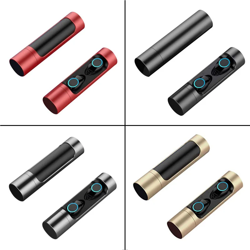 X8 TWS Earbuds Portable Power Bank Mini Twins V5.0 Multi-function Touch Control Sweatproof Sports Wireless Headphones