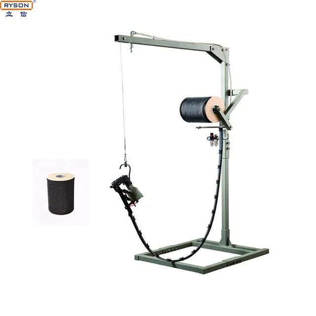 Foshan Pneumatic Clinching Tool Mattress Making Machines Roll Steel Clips Nailer M47 Mattress Clips for Spring Mattress