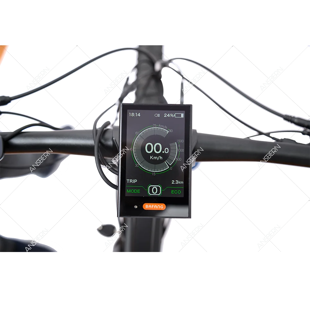 Ansbern 26/29 Inch G510 M620 48V/52V 1000W Bafang Mid Drive  Full Suspension Electric Downhill Mountain Bike With Emtb Full Susp