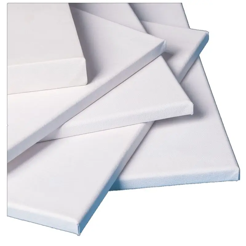 Оптовая продажа на заказ, чистый белый льняной холст, растянутый холст, художественная рамка для ручной росписи