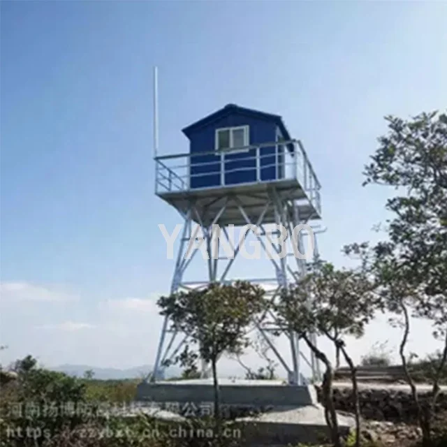 Security watch tower guard tower prison mountain Forest Observation Tower