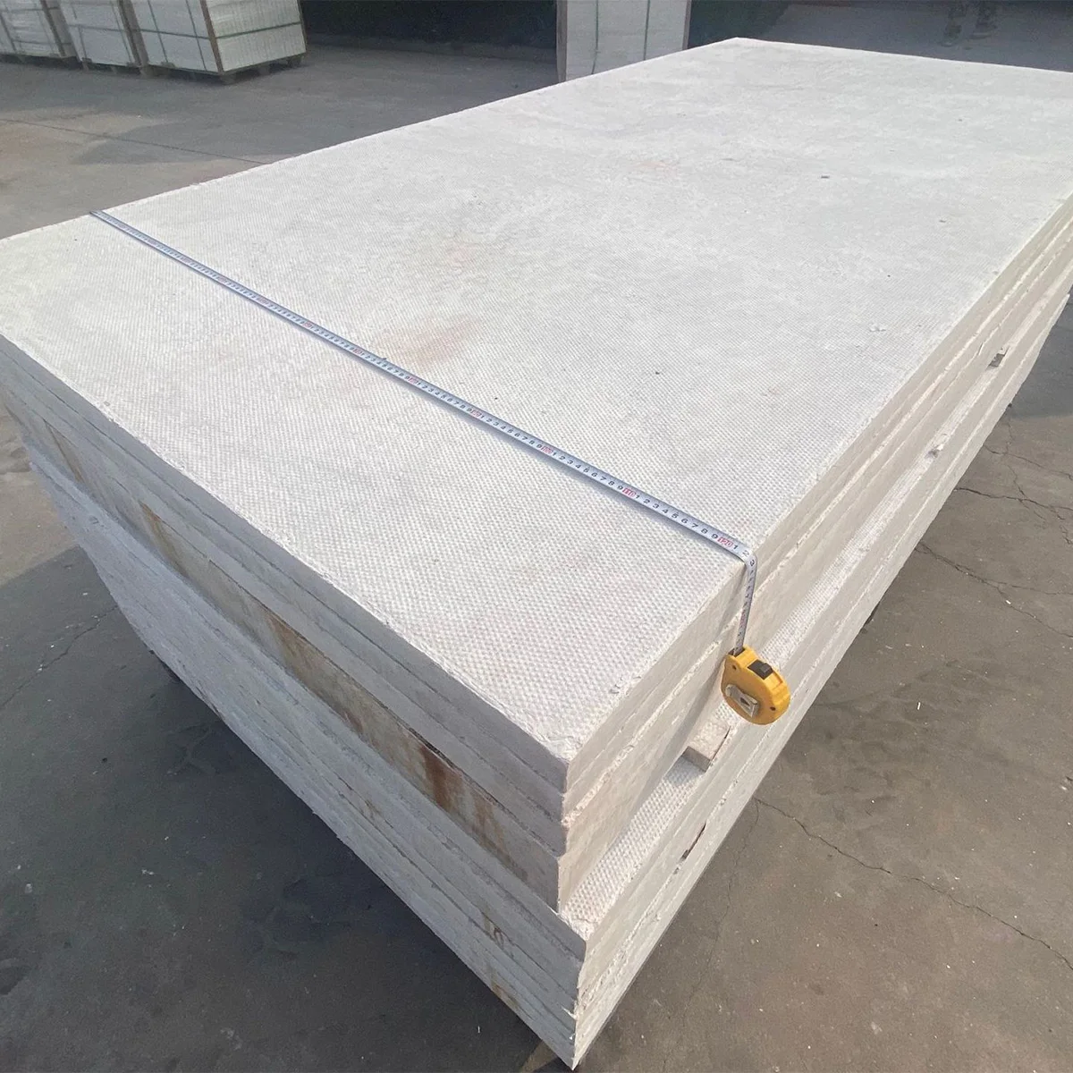 Calcium silicate board fireproof inorganic material lightweight high density air duct coating calcium silicate board