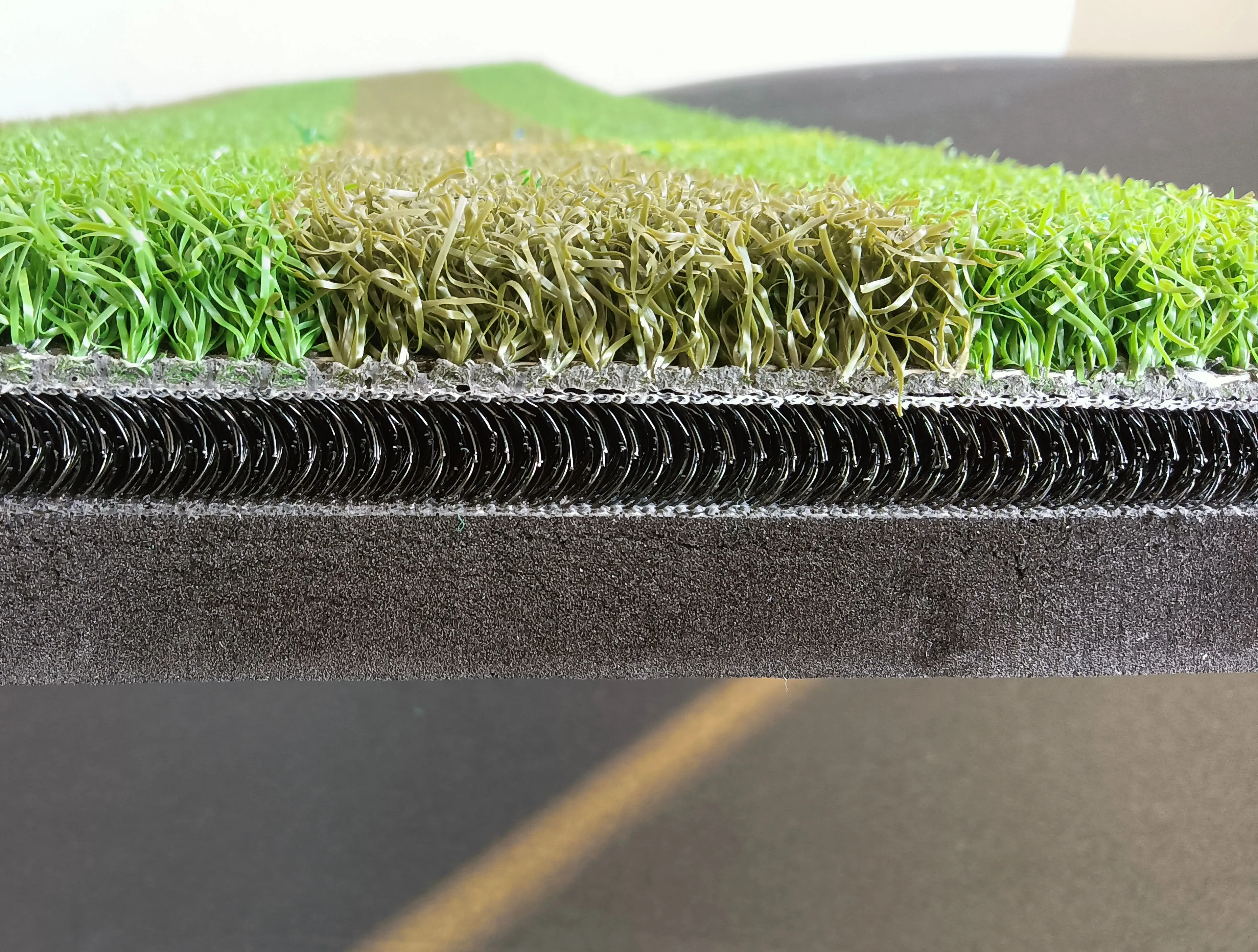 Indoor/Outdoor Golf Hitting Mats Stripe Guide Alignment Alignment Artificial Turf Swing Trainer Home Backyard Drives Training