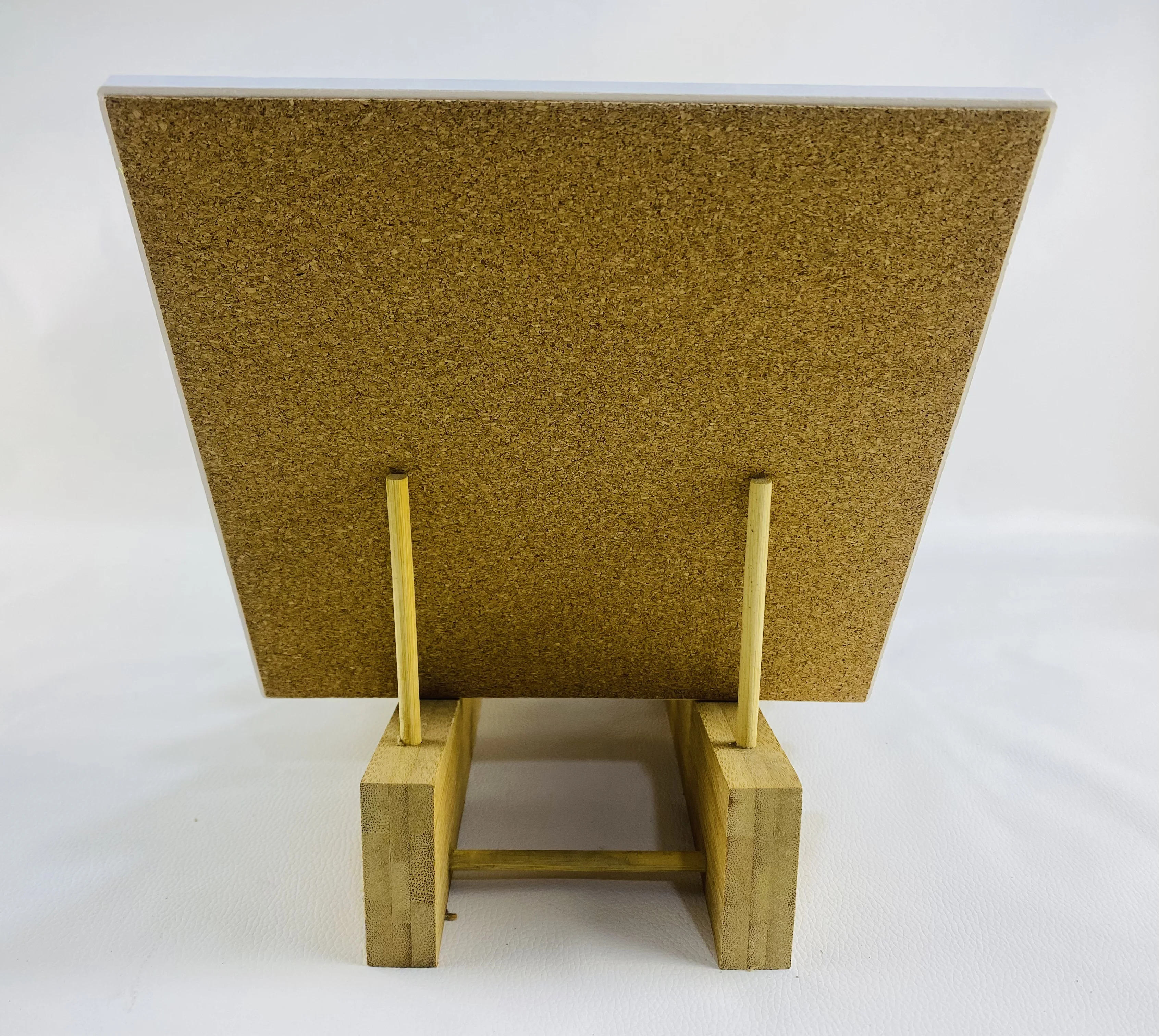 Square non-slip heat resistant custom oem design ceramic trivet coloring placemats dining table hot pot mats&pads for hot dishes