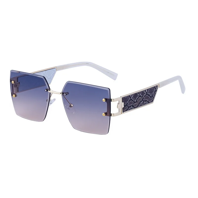 2023 Oversized Square Sunglasses Men Luxury Brand Metal Frame Y2k Glasses Fashion Sun Glasses Jelly Designer Sunglasses Women