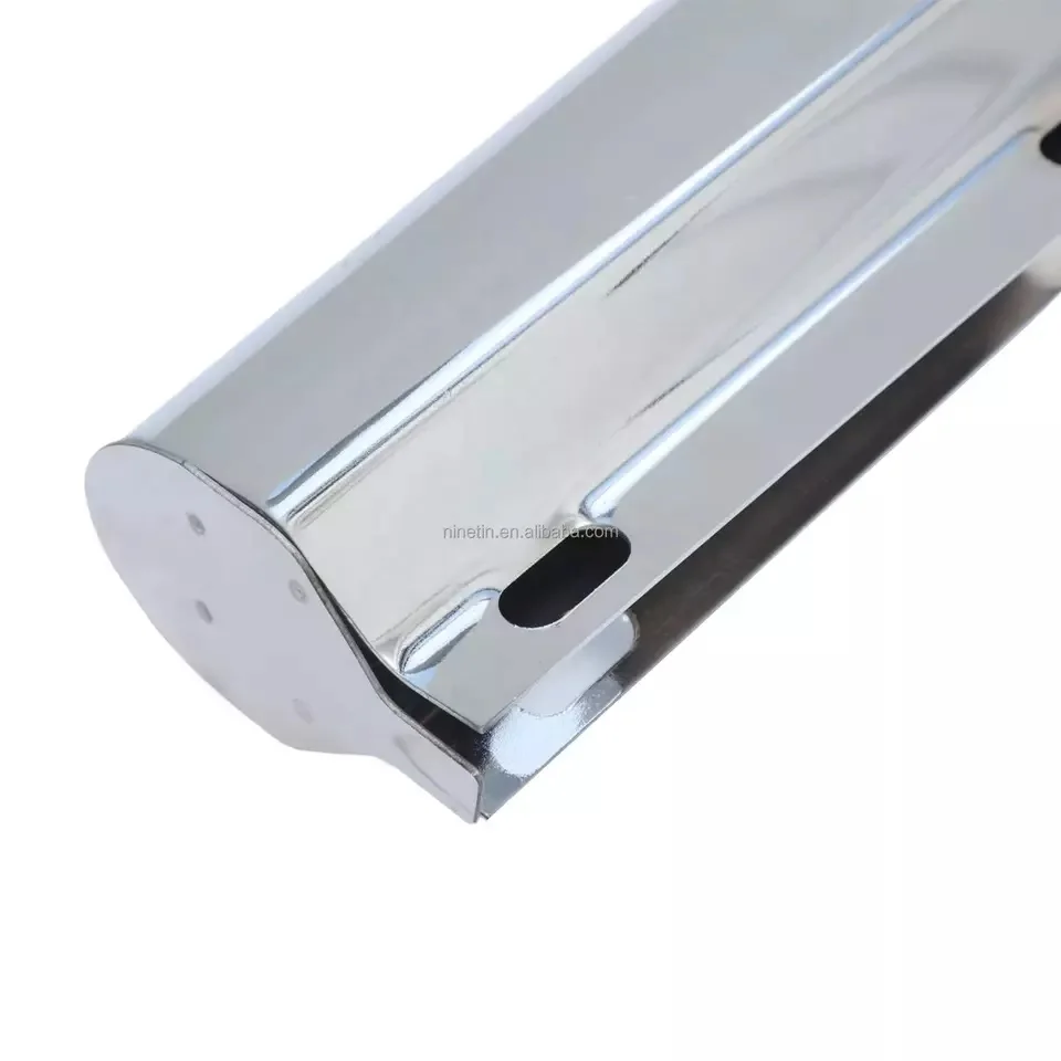Good quality chrome mirror polished finishing stainless steel mud flap hanger truck body parts