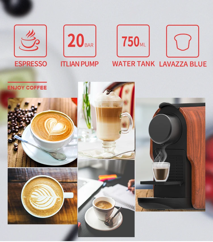 2024 Newest High Quality Portable Automatic Italy Low Price Espresso Capsule Coffee Machine