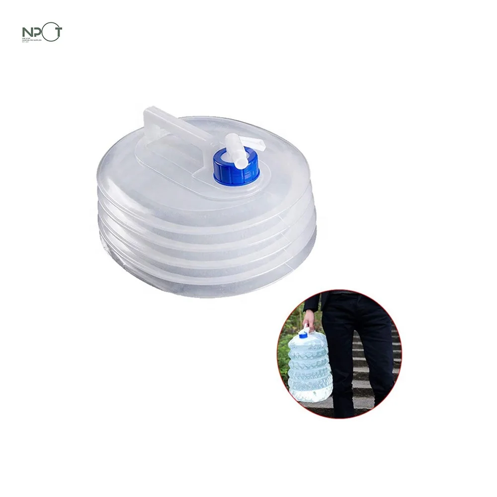 NPOT Collapsible Water Buckets Folding Water Container BPA-Free Non-Toxic Water Jug Bucket Storage acceaorios camping