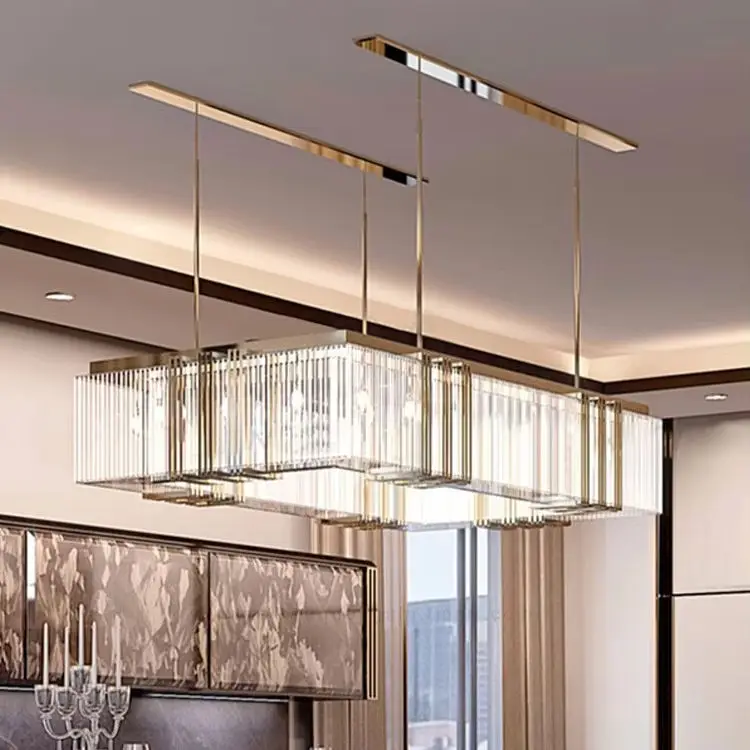 Rustic Bedroom Dining Room Chandeliers Fixtures Lighting Ceiling Gold Led K9 Crystal Luxury Modern Chandeliers Pendant Lights