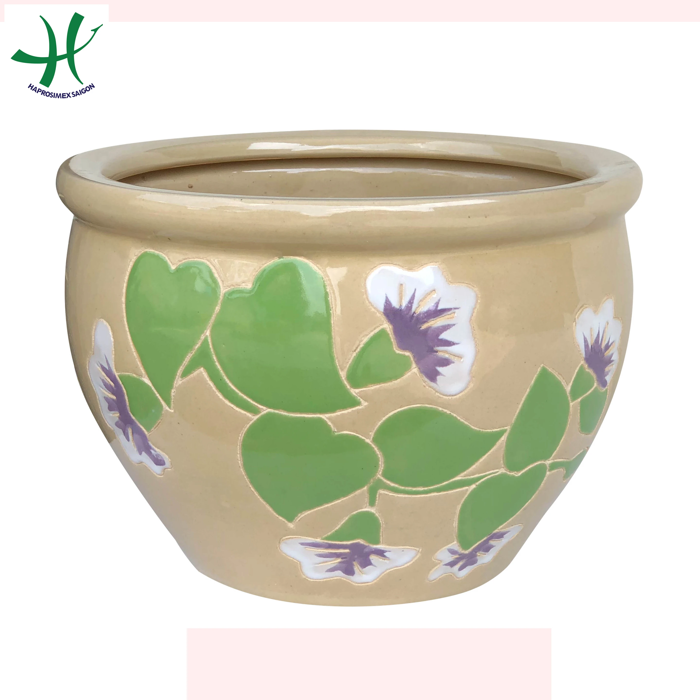 Best selling ceramic  planter pot flower plant for garden indoor decoration living HG 19-357/3