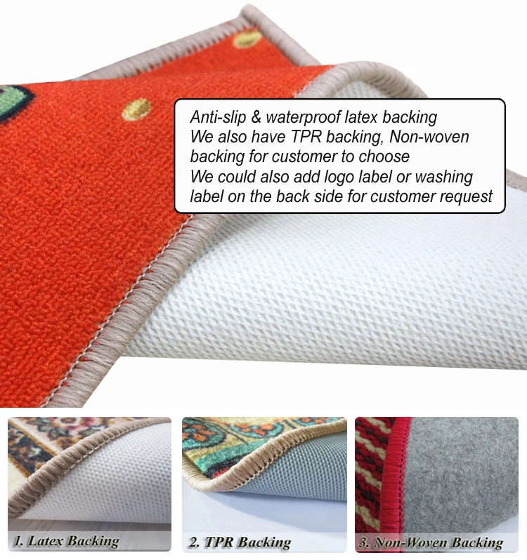 Customized Polyester Carpet Home Use Wilton Design Machine Tufted Polyester Carpet Home Use Area Carpts White Grey Rugs