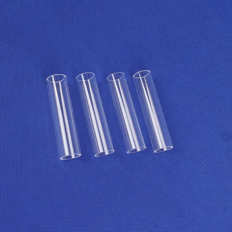 Custom made high quality high temperature resistant quartz glass tube