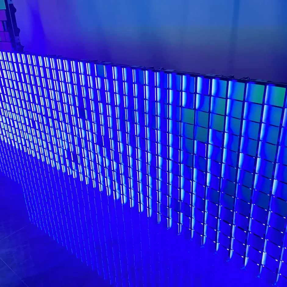 CW&WW RGB Scalelike Matrix Theatre Stage Lighting Equipment Flipped Pixel Motor Pixel Led RGB stage Event Light