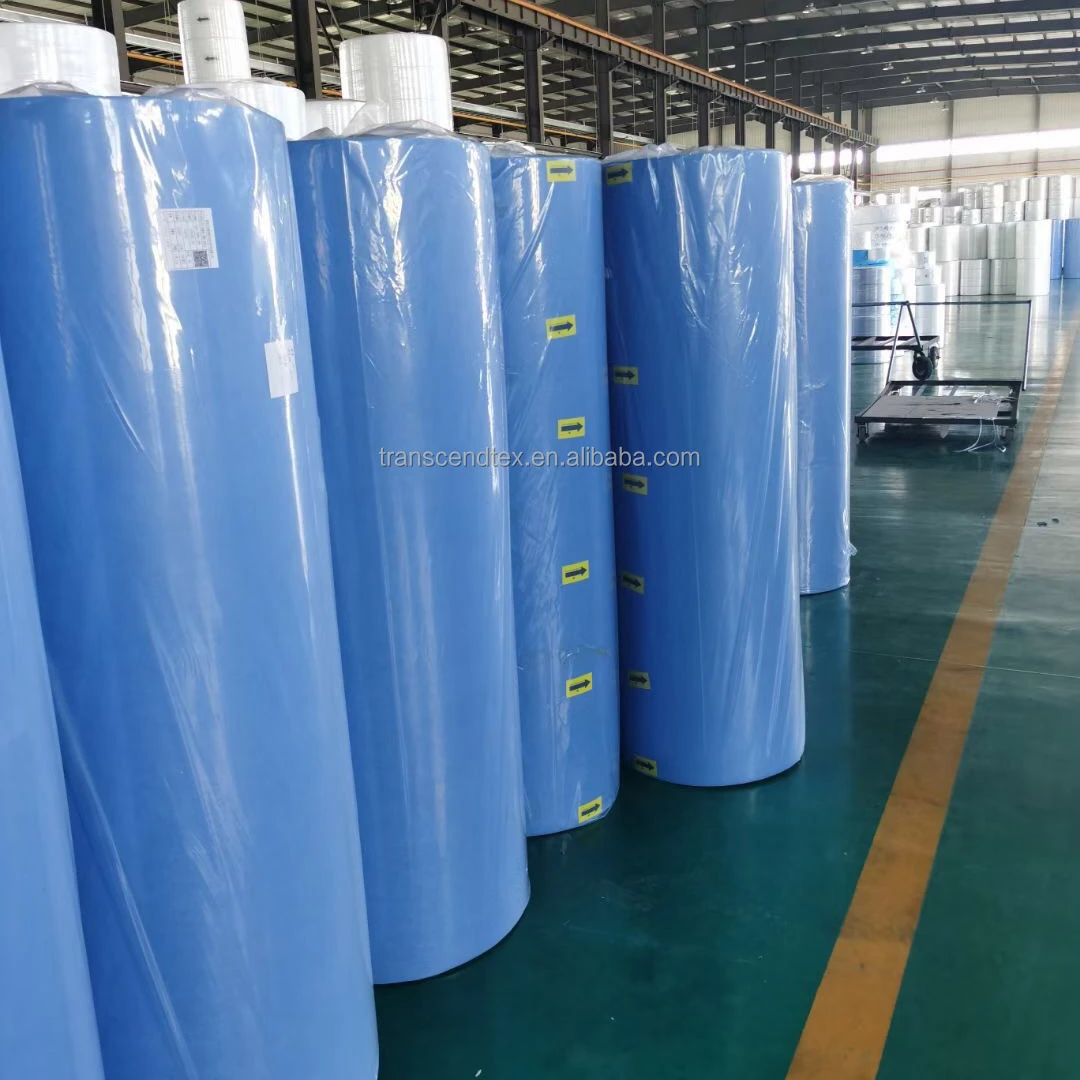 China pp Nonwoven fabric manufacturer polypropylene spunbond s ss sss sms ssmms melt blown spunlace nonwoven fabric raw material