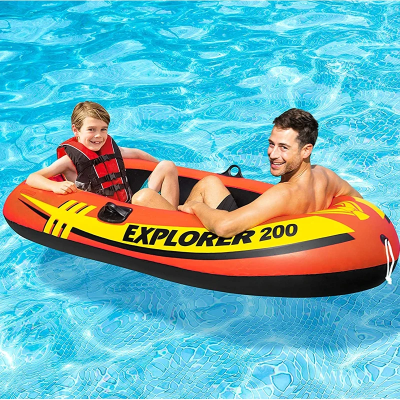 family paddle dinghy polyvinyl chloride folding inflatable Rafting fishing rowing kayak boat