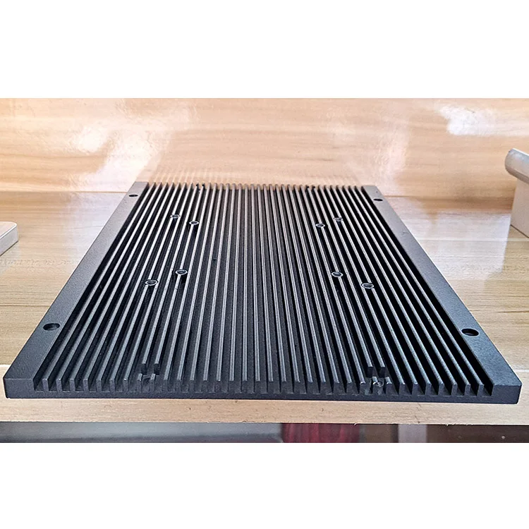 Aluminum Car Amplifier Heatsink , Die Casting Extruded Aluminum Heatsinks For 150 mm Diameter PCBS , Aluminum Extrusion Heatsink