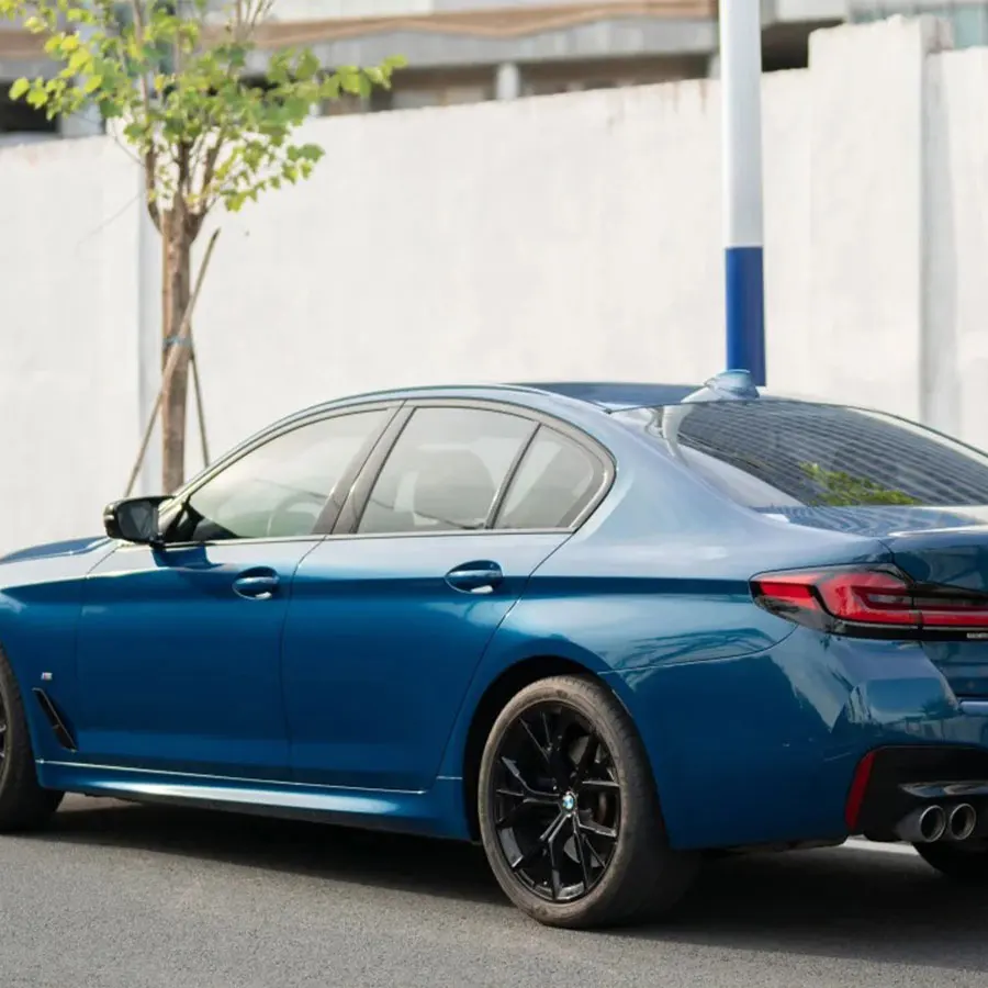 KDPPF Factory Price Sand Proof Color TPU PPF Fade Proof Invisible Not Leave Glue Santorini Blue Car Wrap