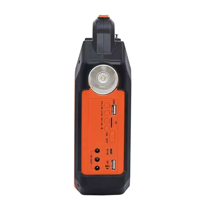 solar lighting system speaker fan with Wireless speaker TF USB FM Radio