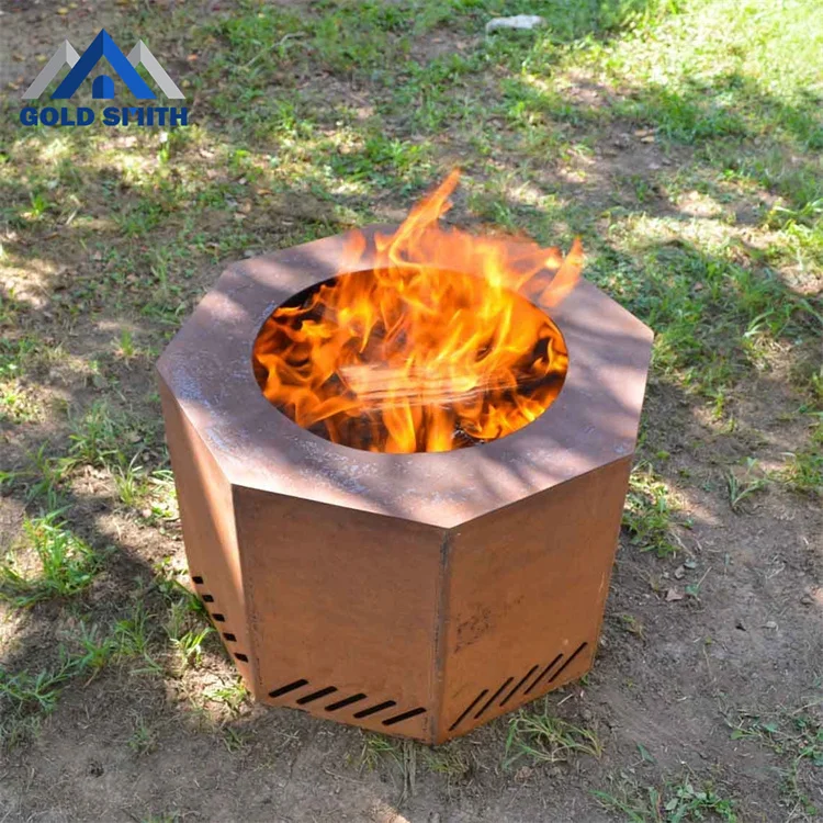 Уличная камина для кемпинга-железная костра-трехногий паяльник-угольный нагреватель