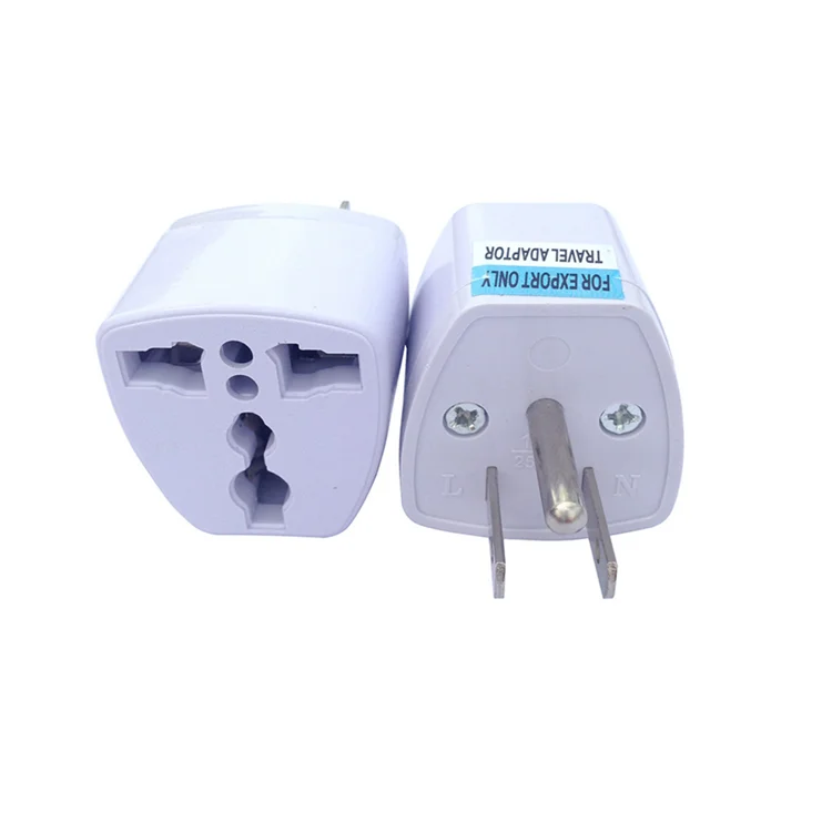 Универсальный дорожный двойной переходник с быстрой зарядкой и USB-выходом