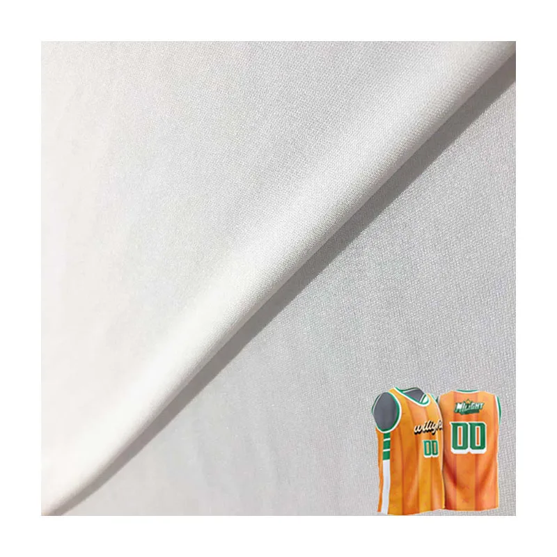 Changfa Высококачественная интерлок спортивная ткань 155gsm 100% полиэстер для цифровой печати