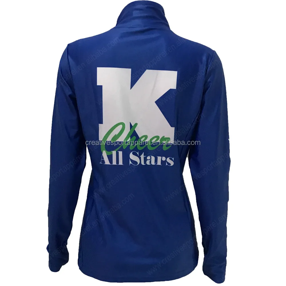 Custom Girls Cheerleading uniforms warmup jackets
