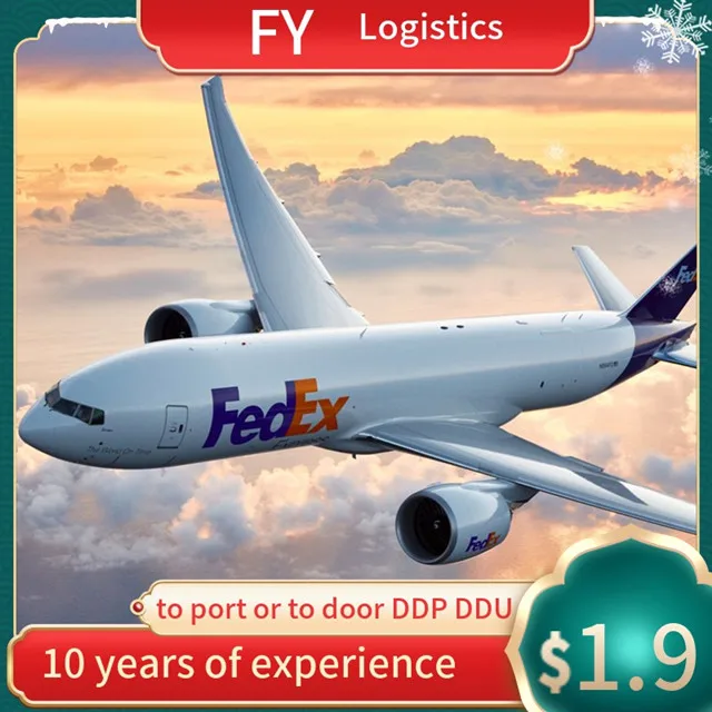 ups/fedex special line door to door DDP service air  shipping agent rates from China to USA France freight forwarder