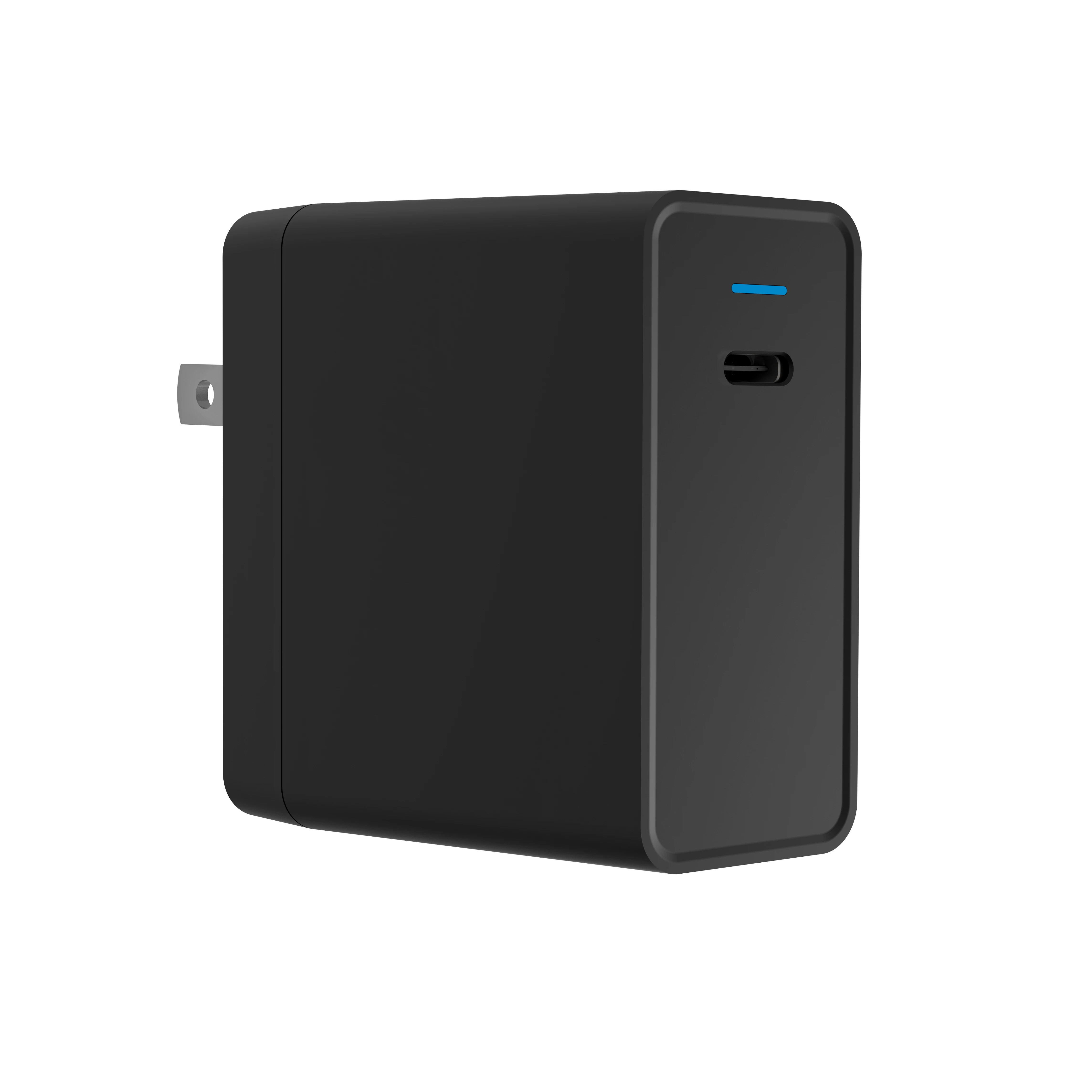 
PD65W 1 Port USB-C US Plug 110-240V Wall Charger Quick Charge with All Smart Phones and Tablet PC. 