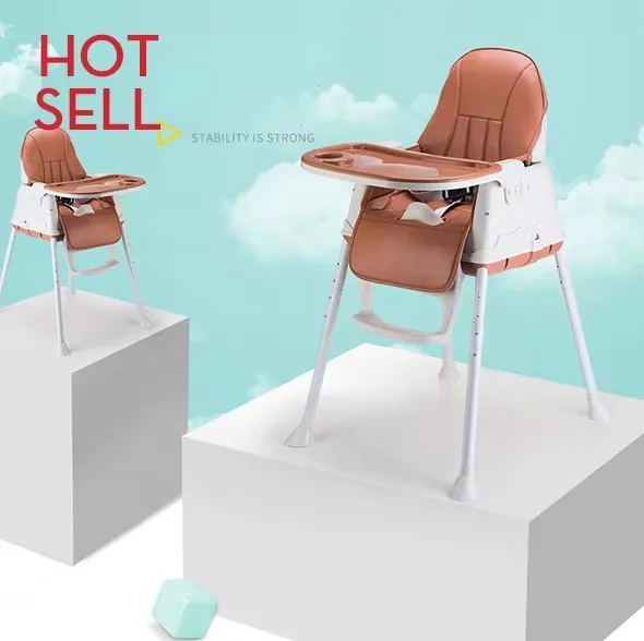 2025 Comfort Baby Feeding High Chair Safety with Belt Eating Feeding Multifunctional Adjustable Kitchen Dining Kids Baby Chair