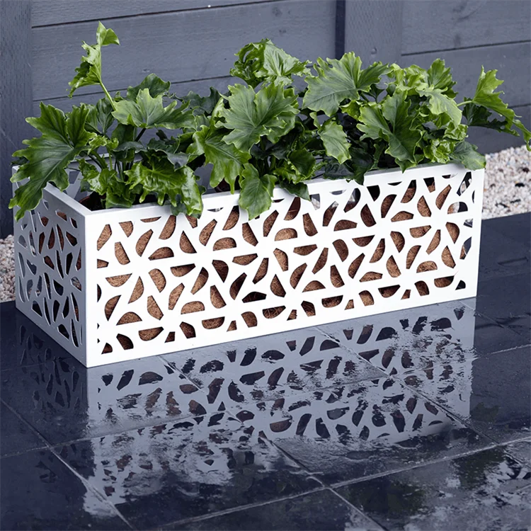 Trade Perforated Garden Metal Main Gate Design Cured Aluminum Wall Trellis Gates Laser Cut galvanized privacy metal fence