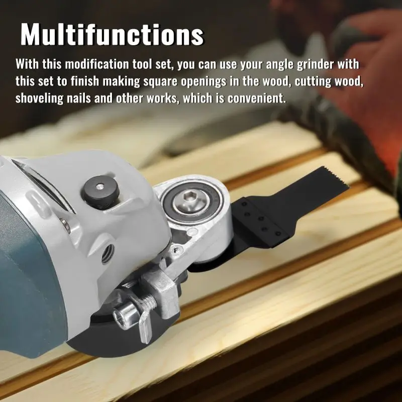 Angle Grinder Changed To Wood Universal Treasure Engraving Tool Adapter Conversion Woodwork Chisel Tools