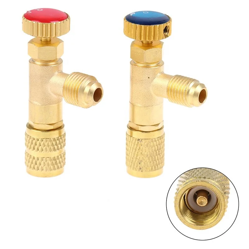 Air Conditioner Refrigerant Recharge Valves Safety Valve