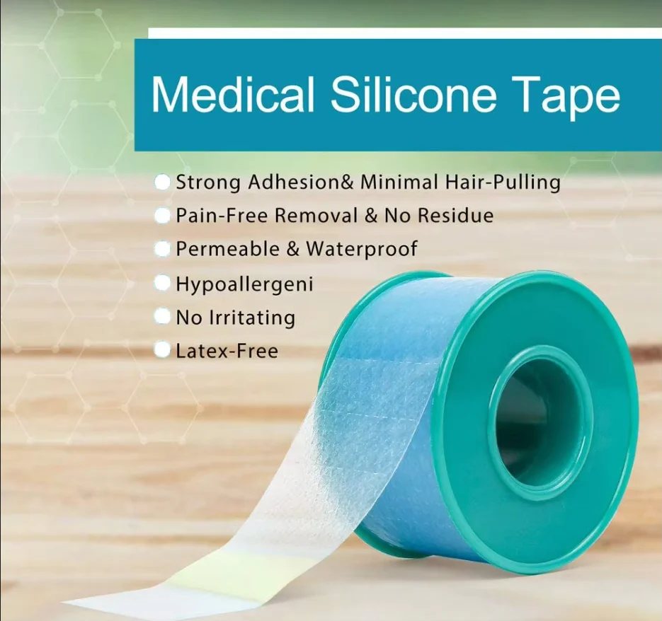 Medical Adhesive Waterproof Silicone Tape For Fragile Sensitive Skin Medical Tapes