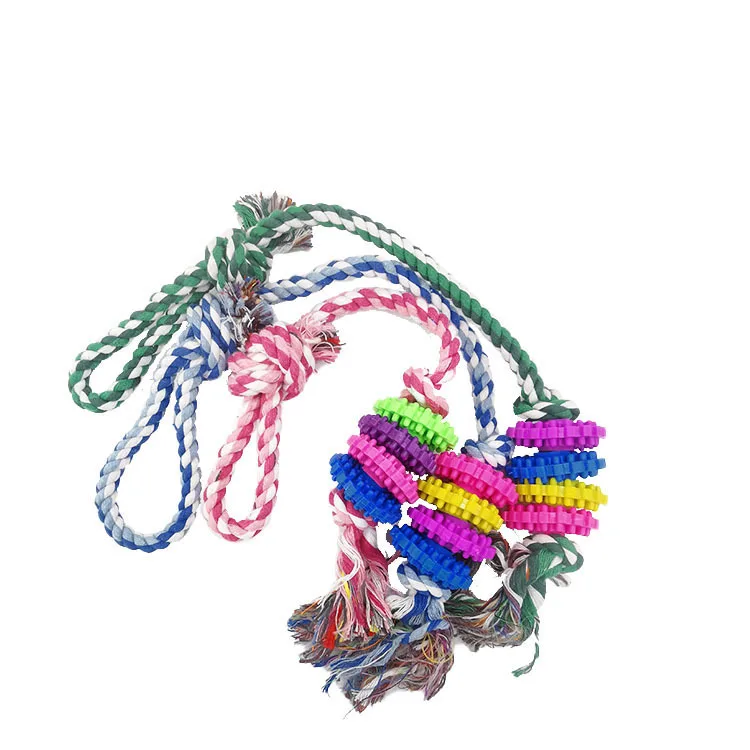 Прочная Pet чистки зубов Укус собаки из эластичной резины ПЭТ жевательные игрушки