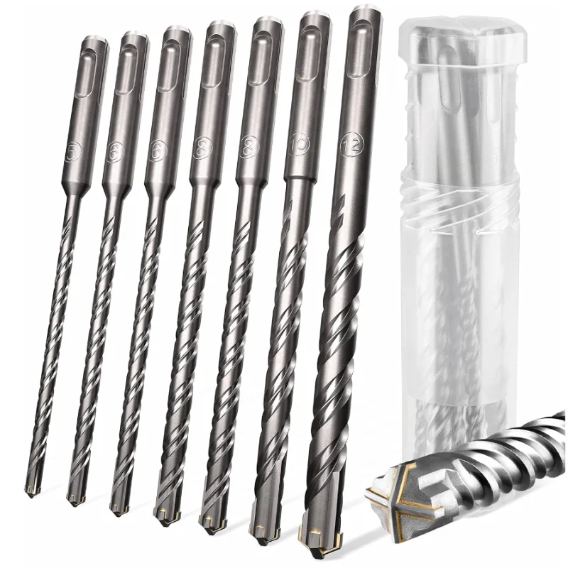 Multipurpose Drill Bits Sds max Electric Cross Type Alloy sds plus Drill Bit For Masonry Concrete Drilling