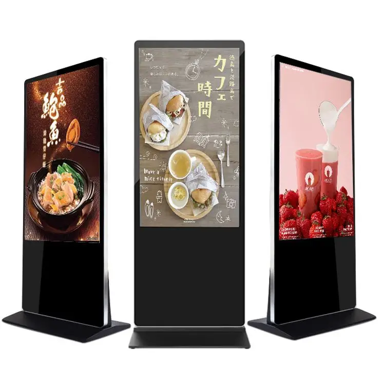 Oem LCD Led Video Wall Stainless Steel Bracket Outdoor Led Display Screen Digital Signage And Panel Poster Display Stand