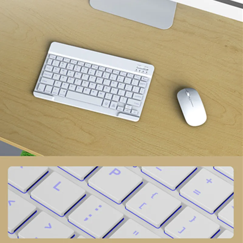 High Quality 7/10 Inch Magnetic Rechargeable Wireless Keyboard For Tablet PC and Phone Wireless Mouse And Keyboard Set