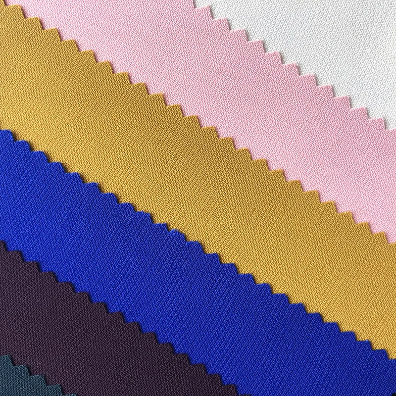 
High quality 95 polyester 5 spandex 4 way stretch fabric for garments 