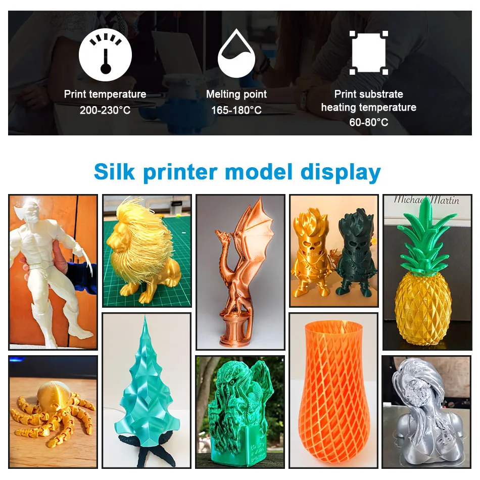 Нить PLA Silk